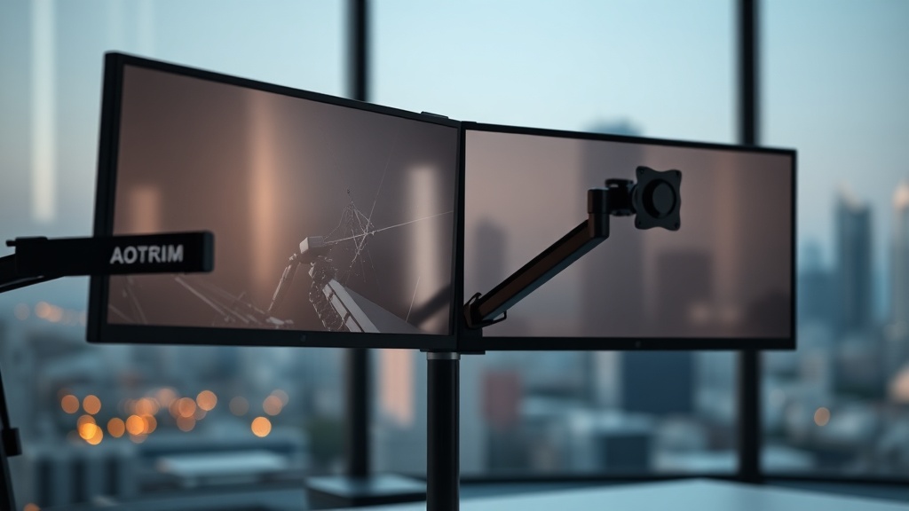 Ultimate monitor arms for heavy ultrawide displays