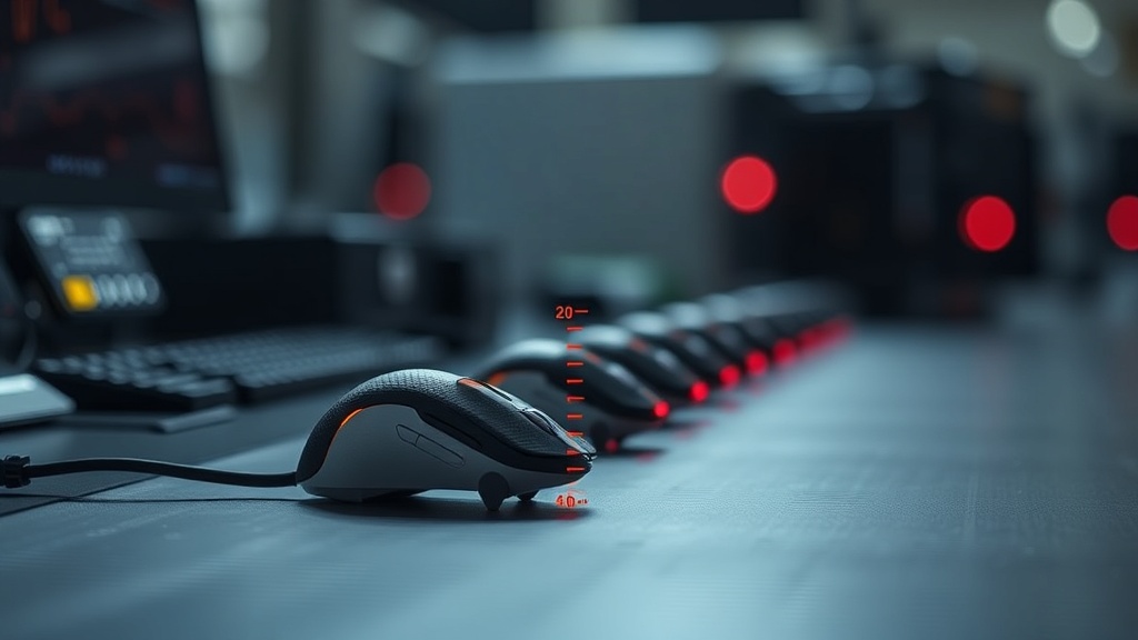 Sensor lift-off distance (LOD) calibration on vertical mice
