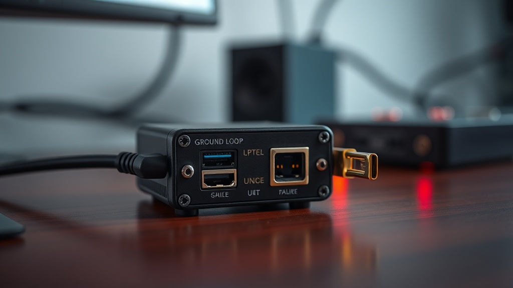 USB ground loop isolator vs optical for PC audio hum