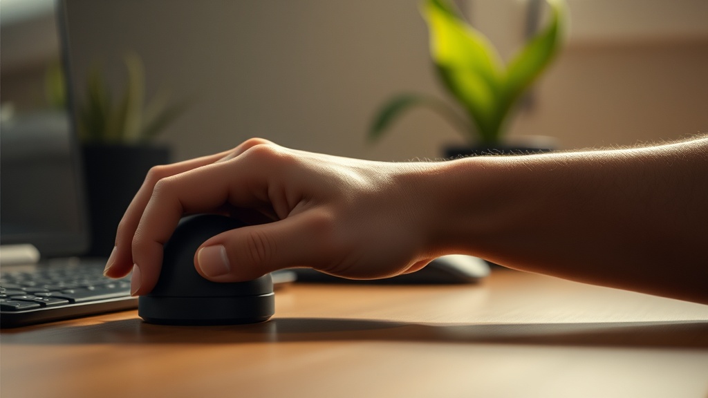 Wrist angle fatigue: Vertical vs Trackball real-world test